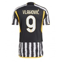 Fotballdrakt Herre Juventus Dusan Vlahovic #9 Hjemmedrakt 2023-24 Kortermet